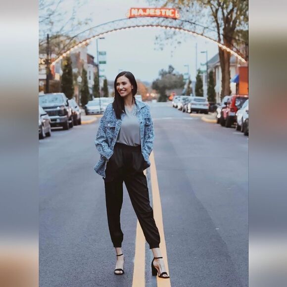 NWT Leopard Animal Print Denim Jacket Small - Picture 3 of 12